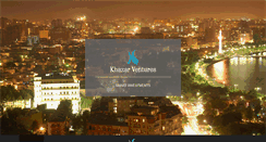 Desktop Screenshot of khazarventures.com